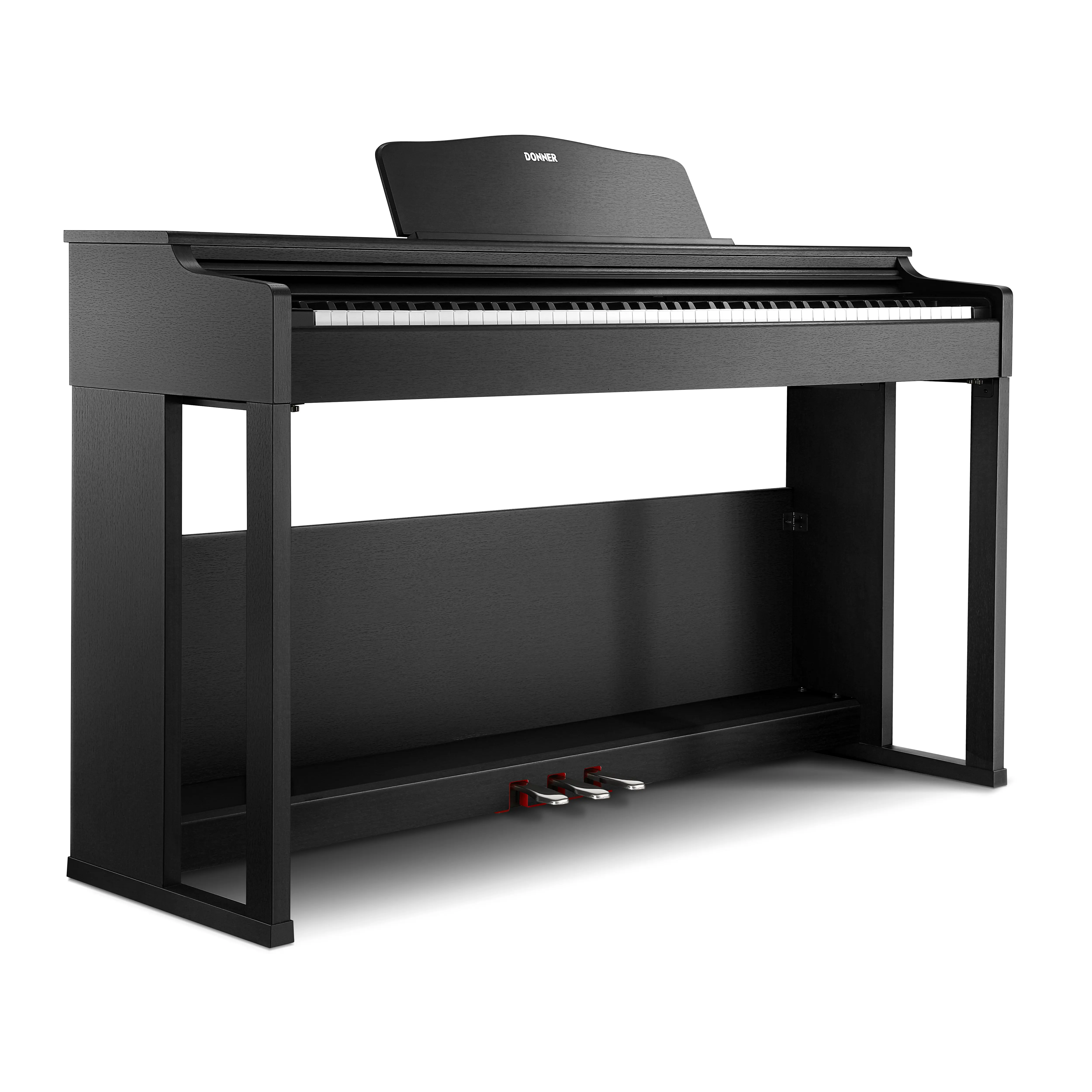 Donner DDP-100S Multifunction 88-Key Weighted Graded Hammer-Action Electronic Piano, with MIDI In/Out, 200 Sounds & Rhythms, 100 Demo Songs for Musical Enthusiasts