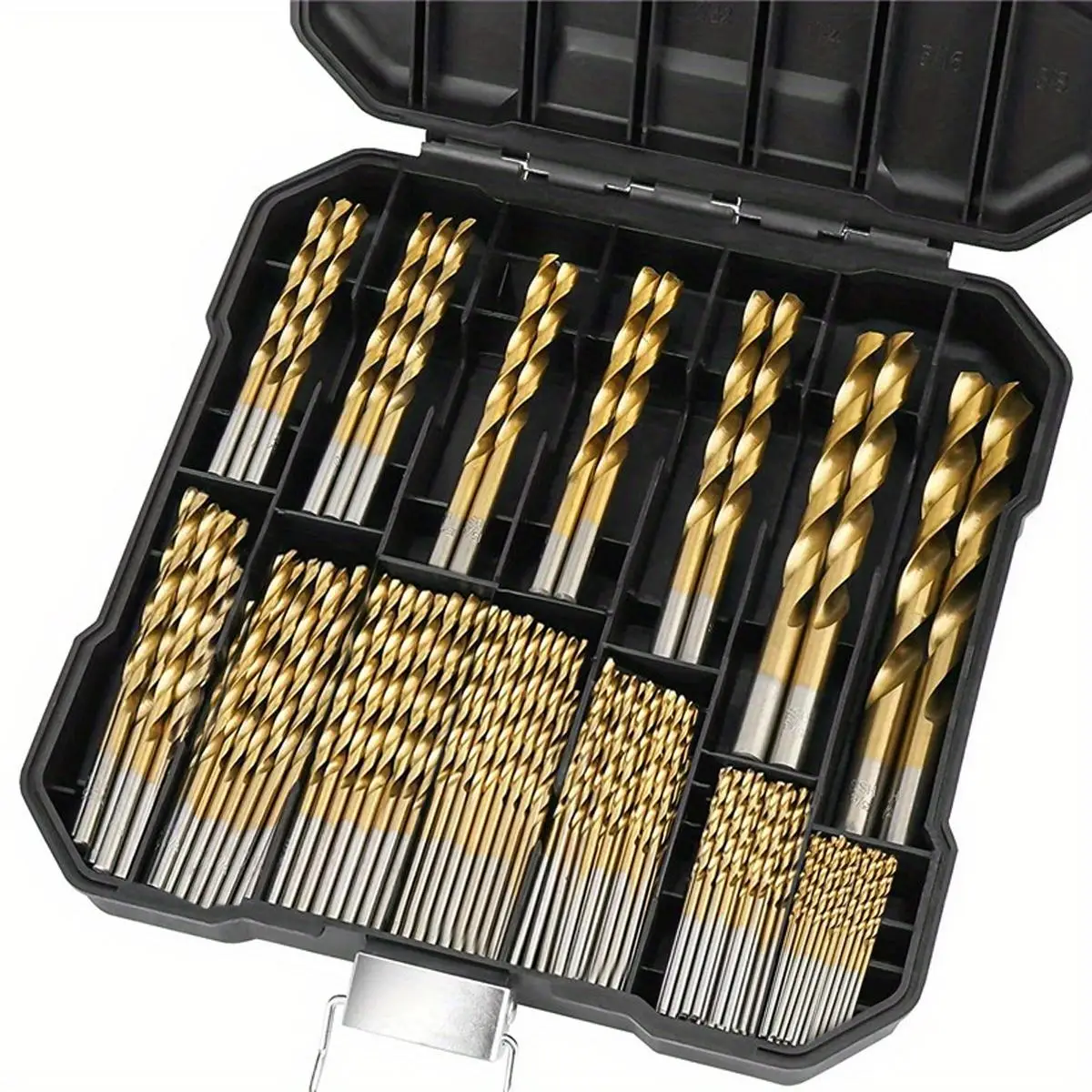 Titanium Twist-Drill Bit Set, High Speed Steel Drill Bit Set, Multi-application Drill Bit Set, Power Tool Accessories for Construction, Hardware