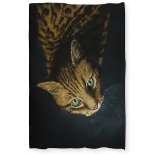 360 Stand Brown Bengal Cat Twin Extra Long Duvet Cover - Elegant Bedroom Bedding, Wild Charm Textiles & Soft Furnishings Home Decor Essential