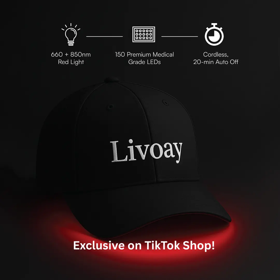 Livoay Red Light Therapy Hair Regrowth Cap