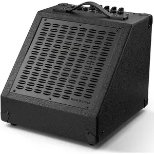 Electric Drum Amp 40W Professional Amplifier Speaker, 3 Inputs 3 Band EQ   Drum , Keyboard Speaker Includes Power , Black