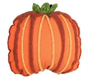 18" x 18" Botanical Pumpkin Shaped Throw Pillowby Valerie