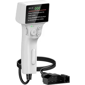 OBD1 Code Reader for , 2 in 1 Digital OBD 1 Scanner with Built-in Reinforced Pins and 9   OBD 1 Scan Tool for , Lincoln, Mercury from 1981-1995 Easy for  Skill Levels (Gray)