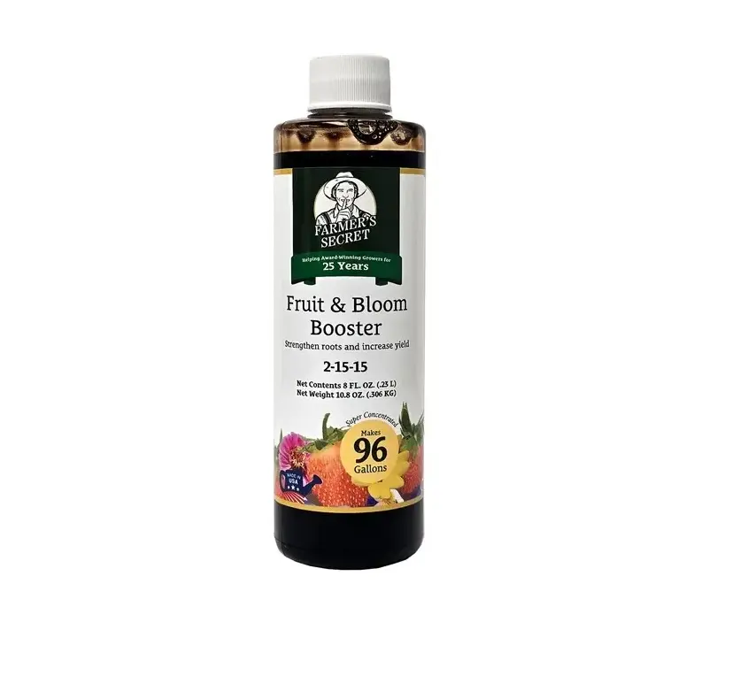 Farmer’s Secret Fruit & Bloom Booster Fertilizer - Super Concentrated - Increases Flowering and Yield on All Varieties