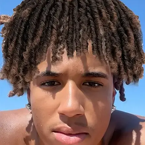 6 Inch Short Curly Dreadlock Hair Toppers for Men, Fluffy Braided Hairpieces, Clip in Wiglets, Synthetic Fuller Hair Toupee, Curly Faux Locs, Braided Hair Texture, Braided Dreads
