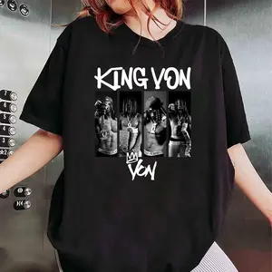 Vintage King Von Graphic Shirt, Unisex Shirt, Gift For Fan, For Men, For Women, Full Size, Full Color