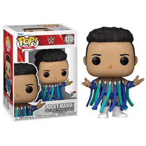 Funko Pop! Rocky Maivia WWE 120 Vinyl Figure in PopShield Protector