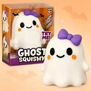 1 Pack 2026 Couple Ghost Squishy Toy, Soft Squeeze Fidget Ball For Stress Relief, Safe Non-Toxic Durable Sensory Play Toy For Adults And Kids
