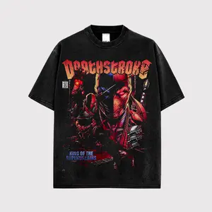 Deathstroke Premium Cotton T-Shirt V1, Deathstroke Fans T-Shirt, DC Fans Club T-Shirt, Dark Superhero T-Shirt, Comic Book Fans T-Shirt, Superhero Graphic Tee.