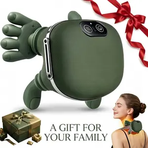 【DealsForYouDays】 2026 Upgraded Version Shoulder Massager Electric Cervical Massager Bionic HandHeating Wireless Portable 3D Kneading Massage for Pain Relief deep Tissue，Leg Neck & Back Massager & Lightweight Gift