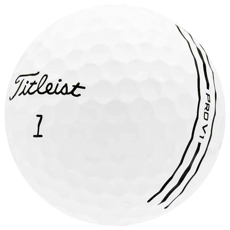 Titleist Pro V1 2025 Alignment Golf Balls - Good Cond. - 1 Dozen Golf Gear, Alignment Aid Ball Set for Short Game