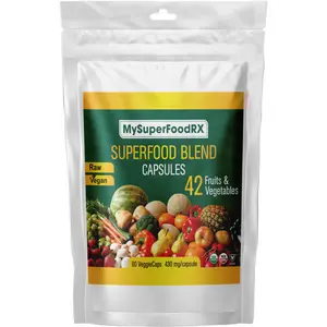 42 Superfood Blend Capsules - 60 Capsules: Fruits & Vegetables Capsules green superfood