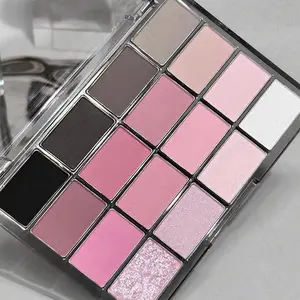 Clockwise 16-Color Eye Shadow Palettes Finish, Low Saturation & Nude Shades, Party Makeup Set