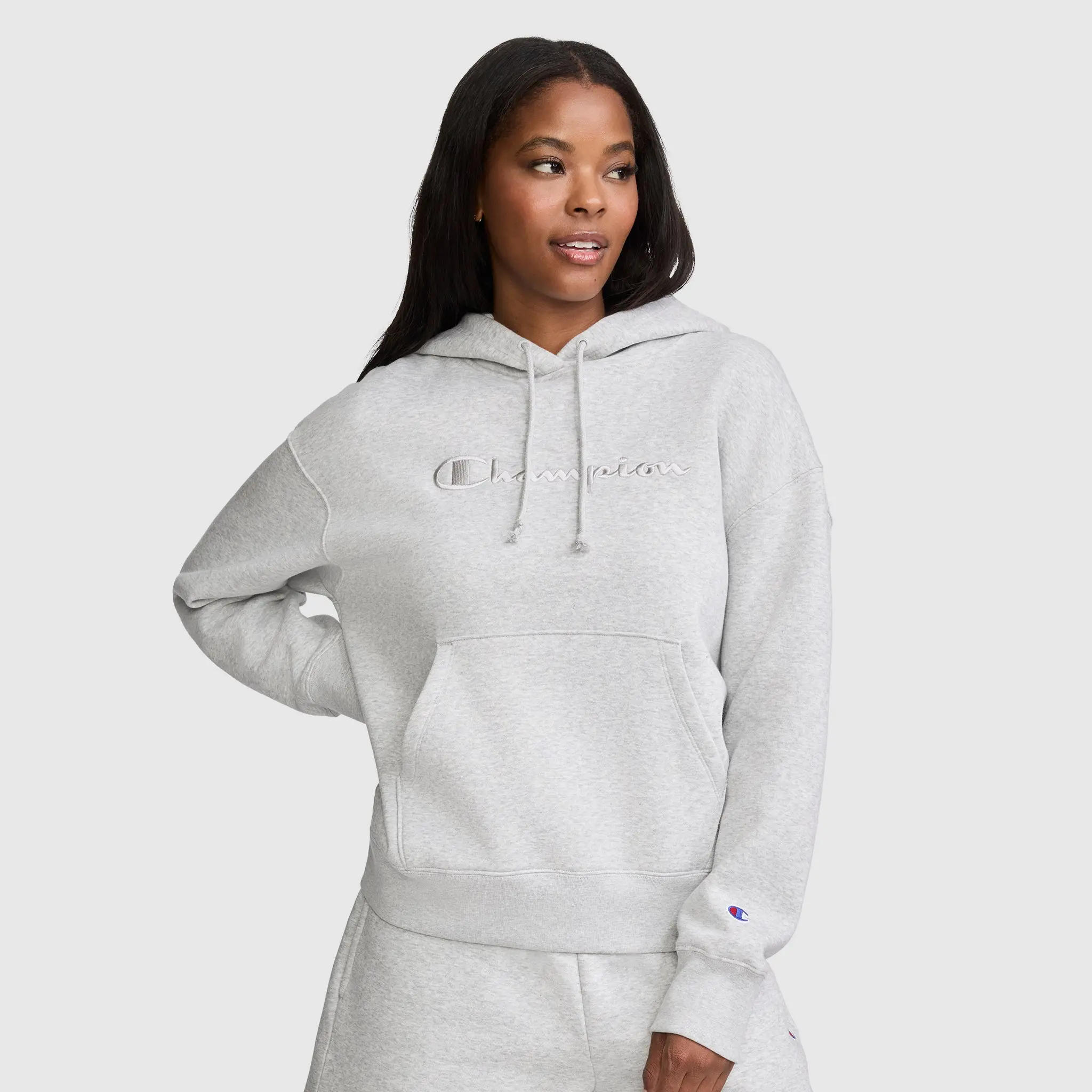 Champion Tonal Script Freshman Powerblend Hoodie