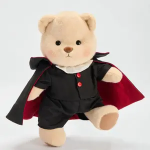Getahug Halloween Vampire Gentleman Bear | Handmade Jointed Teddy Bear Stuffed Animal Gift
