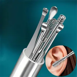Ear Wax Removal Kit with Ear Spoon and Soft Wax Remover, Safe Daily Ear Care Set, Essential Personal Hygiene Tool, Ear Cleaner Tool