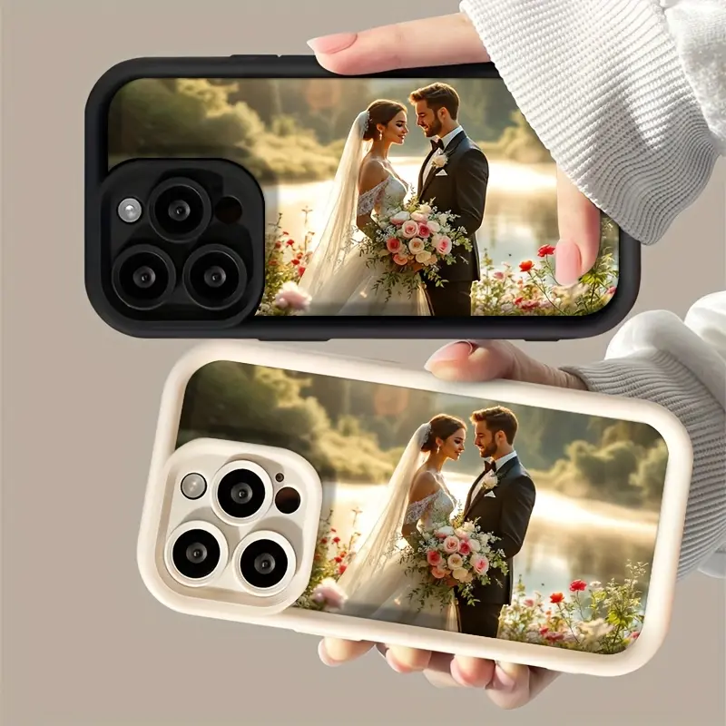 Custom Photo Phone Case – Please Send Image After Purchase.Phone Case - Customizable DIY Phone Case Patterns, Compatible with for Iphone 11 Through 17 Including PLUS And Pro Max Versions. This Protective Cover Is Perfect for Couples