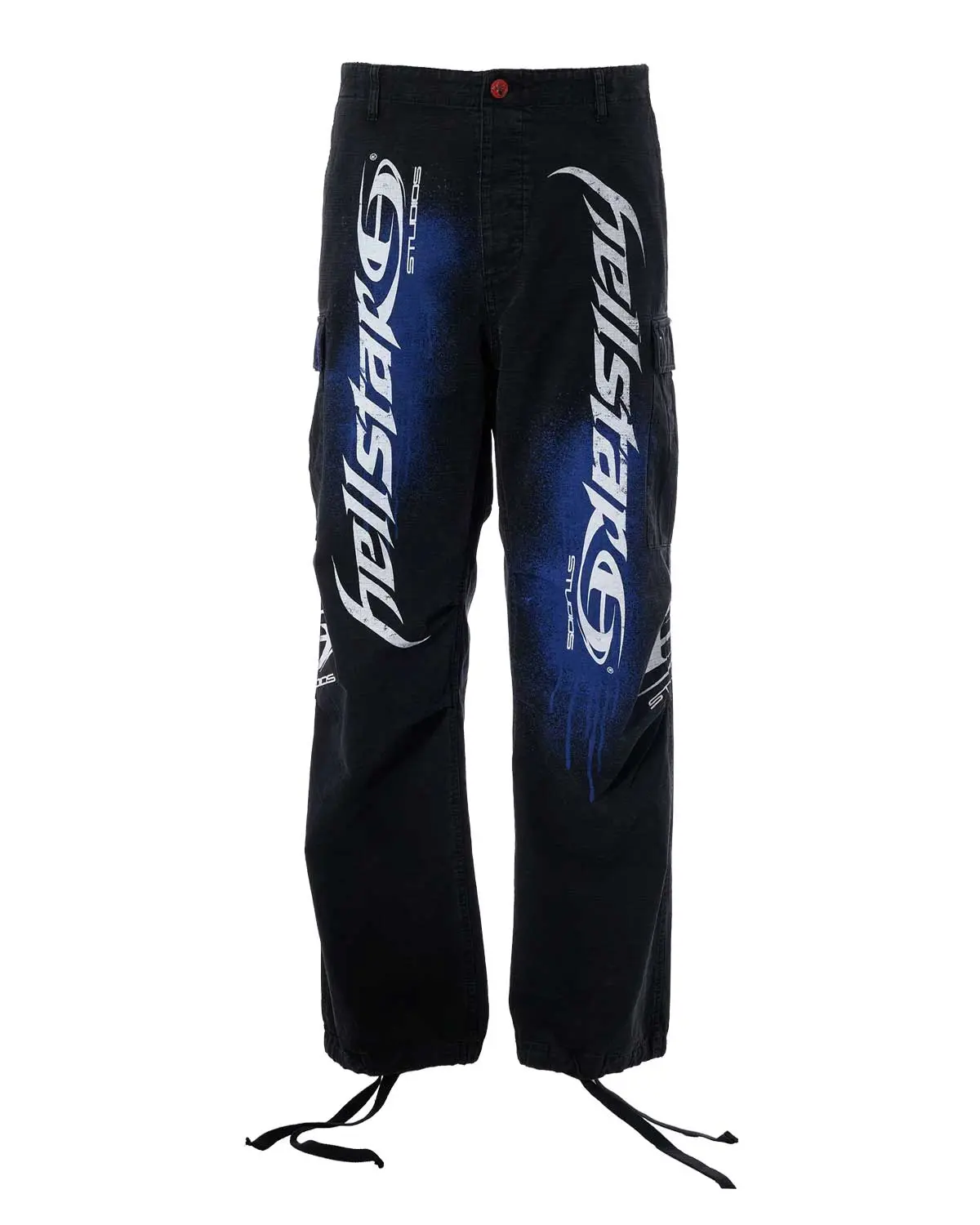 Hellstar Printed Cargo Pants Black