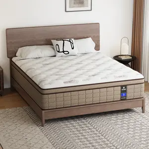 【sleep】10Inch Twin, Full, Queen, King Mattress Memory Foam And Spring, Hybrid MattressMedium Firmness, Lumbar Support, For Home Rooms Hotels, Boxed Halloween ChristmasGift Furniture Ergonomic