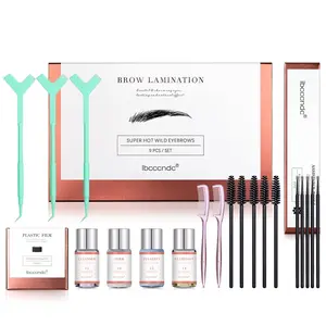 Eyebrow Lamination Kit, 1 Box DIY Eyebrows Lift Styling Kit for Fuller and Messy Eyebrows, Lasting 8 Weeks, Suitable for Salon, Home Use, Cosmetic Makeup