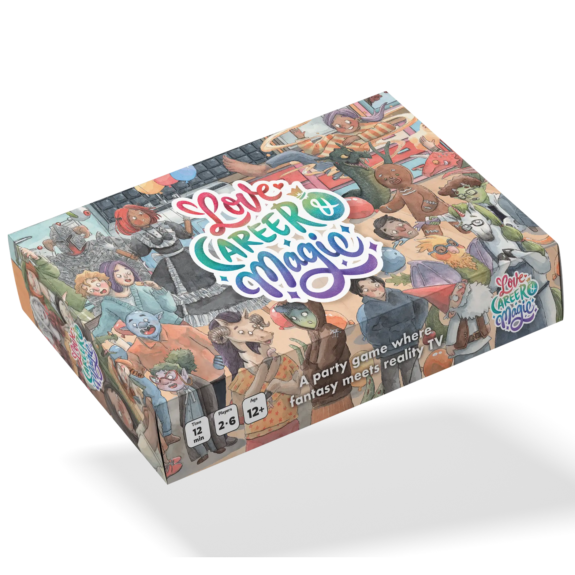 Love, Career & Magic - A game where fantasy meets reality TV (Card Game, Roleplaying Game, Tabletop Game, Board Game)