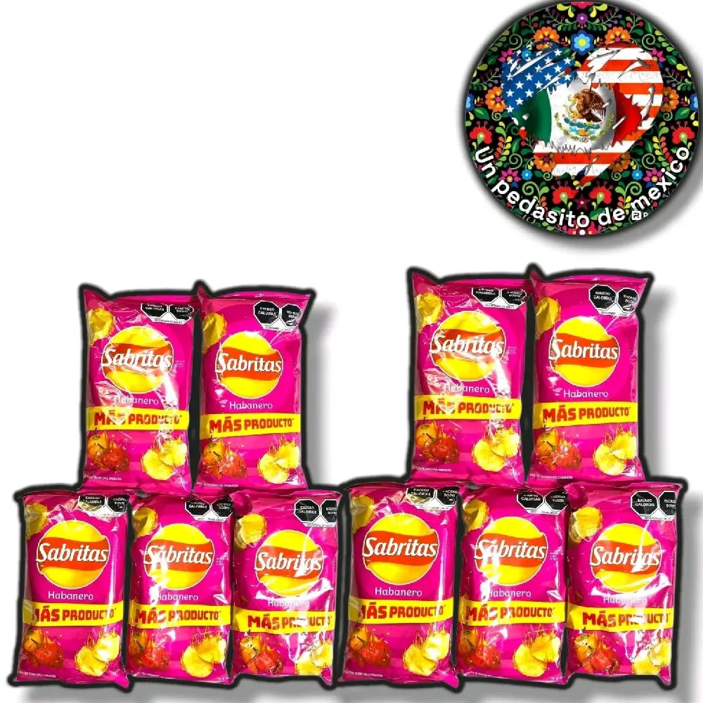 10 Pack Sabritas Habanero 10 Pack Sabritas Habanero