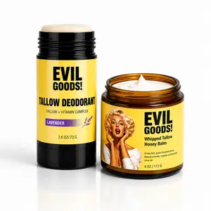 EVIL GOODS! Whipped Tallow Balm and Tallow Deodorant Bundle