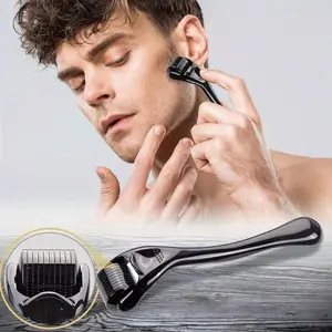 0.20mm Derma Roller, Micro Needle Roller for Face, Facial Roller, Beard Roller, Microneedling Roller, Hair Beard Care Kit, Skin Care Micro Needle Face Roller, Microneedle Roller
