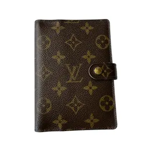 Pre-owned Louis Vuitton Canvas Small Leather Goods Classic Monogram Agenda Pm