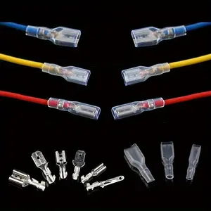 270pcs/1box Electrical Wire Crimp Terminal Connector Male Female Spade Assorted Kit