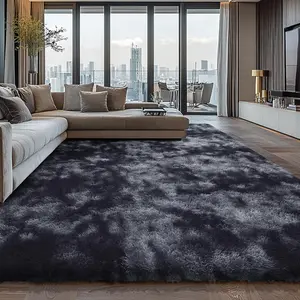 8x10 Fluffy Area Rugs for Living Room, Super Soft Shaggy Rug, Non-Slip Rectangular Bedroom Carpet, Aesthetic Home Decor for Bedroom & Kids Room