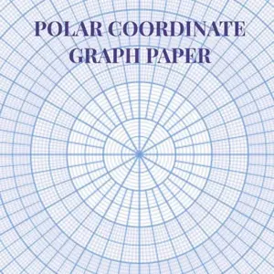 USED-Independently Published Polar Coordinate Graph Paper: 120 Pages, 10 Degree Angles, White, Paper, A4, Sketchbook by Publishing, Graph (Paperback)