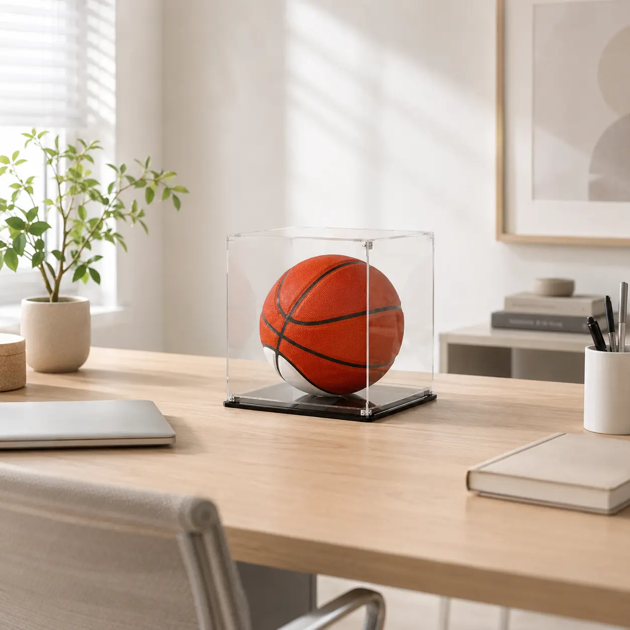 Basketball Display Case - Basketball Not Included