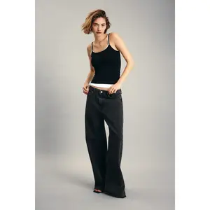 H&M Wide High Waist Jeans