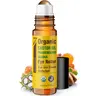 Seven Minerals Castor Oil Roll On Eye Roller for Under Eye Bags, Dark Circles & Wrinkles - Powerful Organic Blend of Castor, Frankincense & Jojoba - Brighten, and Revitalize Skin & Face - 0.33 fl oz,Revitalizing Eye Cream,Eye Cream Roller,Soothing,Serum