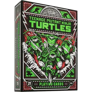 Teenage Mutant Ninja Turtles Premium Playing Cards, Poker Size Standard Index, Luxury Playing Cards