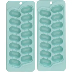 Good Cook 2-Pack Ice Cube Trays, White