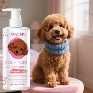 100ml Poodle Color-fixing Bath Shampoo, with a gentle and soothing formula, rich in multiple plant ingredients, effectively fixes and protects color.Specially designed for Poodles, it cleanses while caring for your pet's skin health