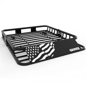 46 in x 36 in Universal Roof Rack Carrier Basket, 200 LBS Capacity Rooftop Cargo Rack, Car Top Luggage Holder Basket Heavy Duty for SUVs, Trucks, Vehicles