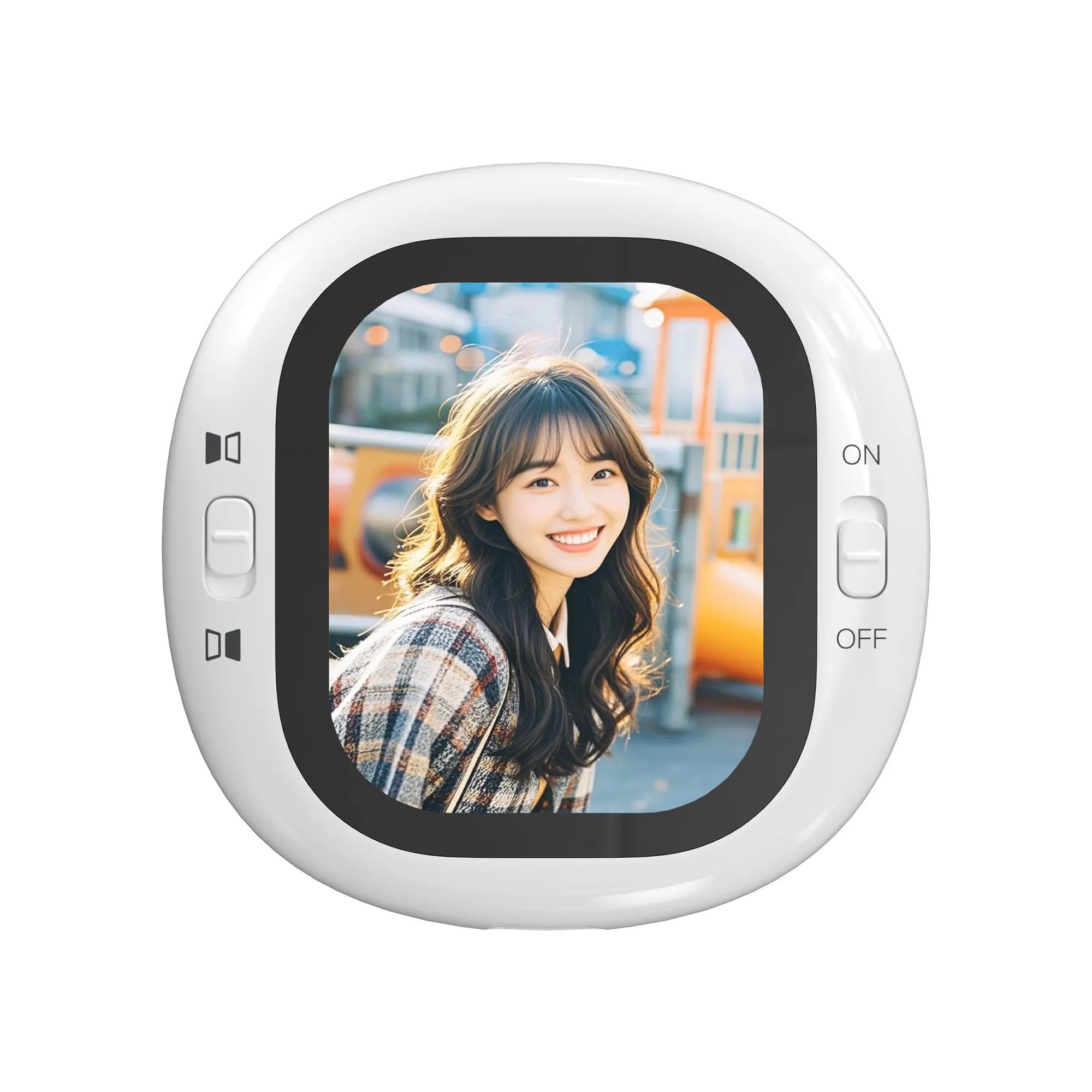 Arqelon R1021 Magnetic Wireless Selfie Monitor with Remote Control - 2.1in Mobile Secondary Screen, Eye Care Camera Accessory, Wired Direct Connection, Plastic ABS Material, Type-C Charging, iPhone & Android Compatible, Accessories, Wireless Ctrl