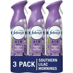 3 Pack of Room Air Fresheners Spray With  Lilac Scent Perfume Scented  Fragrance