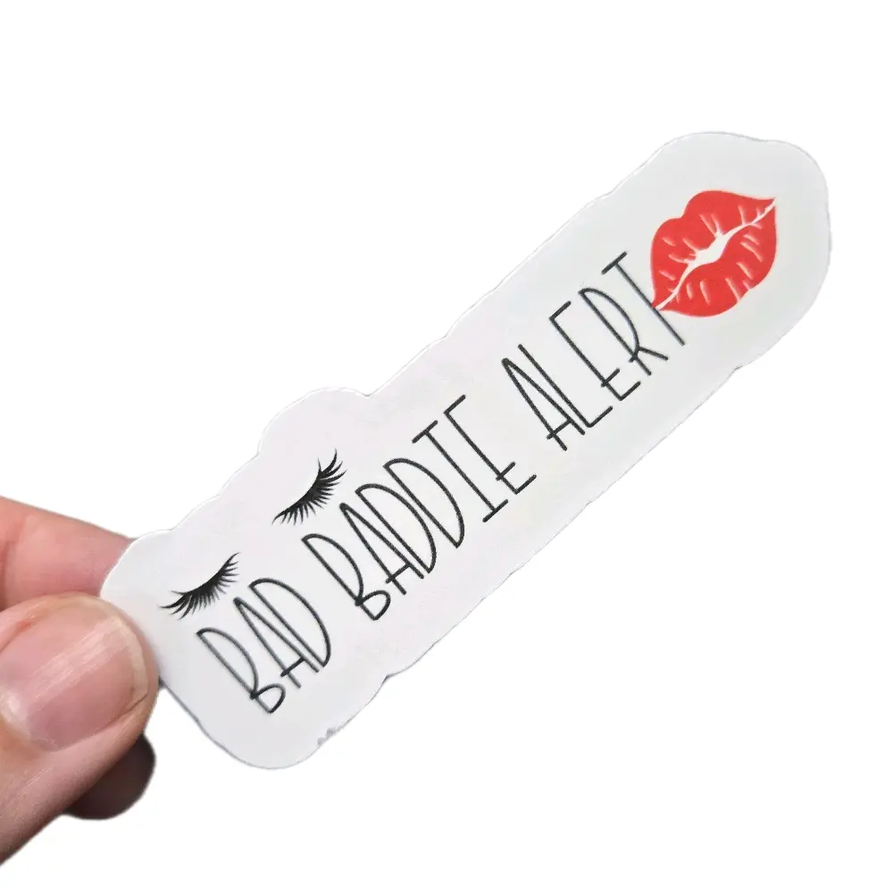 Bad Baddie vinyl waterproof sticker