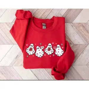 Valentines Ghost Sweatshirt,Cute Ghost tee,Spooky Valentine ,Boo Boo Valentine,Valentines Day Gift,Husband Valentines,XOXO Sweatshirt