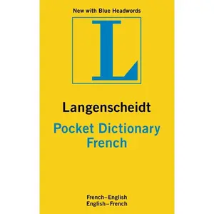 USED-Langenscheidt Pocket Dictionary: French by Langenscheidt (Vinyl Bound)
