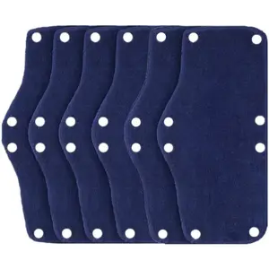 Hard Hat Sweatband, Cotton Hard Hat Liner, Reusable Hardhat sweatbands(Blue