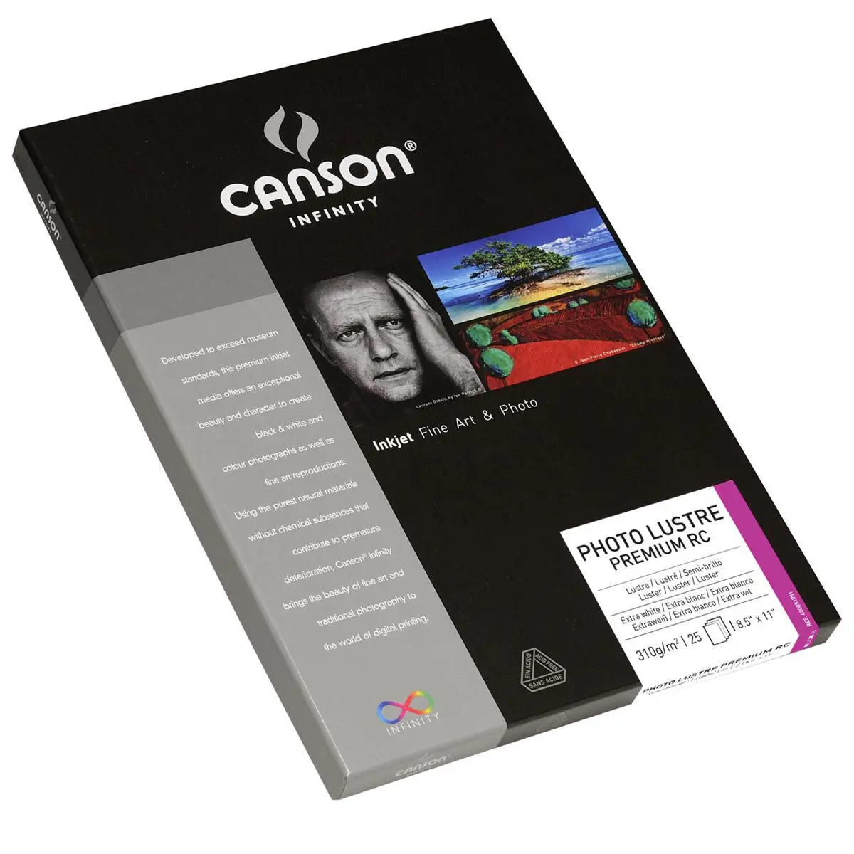 Canson Infinity Infinity Photo Lustre Premium RC 310gsm Inkjet Paper, 8.5x11", 25 Sheets