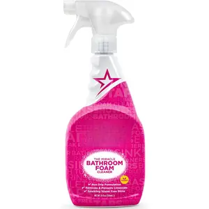 Miracle Bathroom Foam Cleaner 750ml - Baths, Tiles, Soap Scum, Limescale, Streak Free