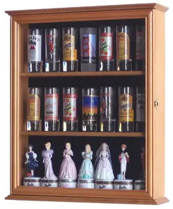 Tall Shot Glass, Shooter Display Case Cabinet