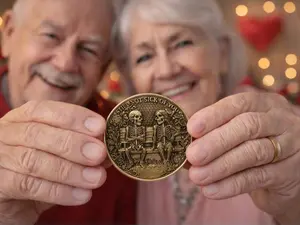 Funny Anniversary Coin for Boyfriend – “Still Not Sick of You” Romantic Gift for Husband or Wife