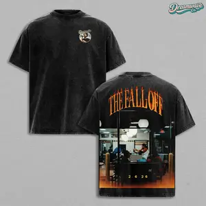 J. Cole - The Fall-Off Album Graphic High-quality, Soft Washed Cotton T-Shirt, Disc 29, Disc 39 Hip-Hop Shirt, The Fall-Off Album Jermaine Lamarr Cole Fan Graphic Tee, Dreamville Cole World Music Fan Merch Shirt